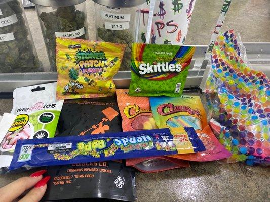 Variety of edibles !!