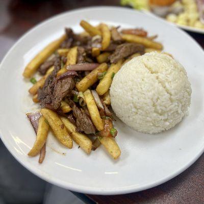 Lomo Saltado. Delicious!