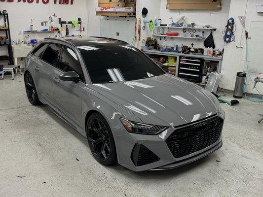 2024 Audi RS7 AVANT with 3M Ceramic IR all around. Full front end PPF. 3M PPF