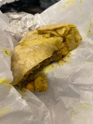 Curry Chicken Roti