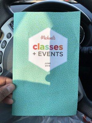 June 2018 classes and events