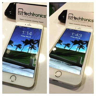 iPhone 6 Plus Screen Repair. 20 minutes or less!