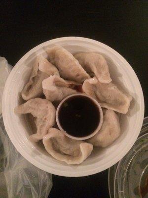 Fried Or Steamed Dumplings with Dumpling Sauce...Hot & Fresh!