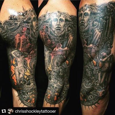 Chris Shockley did this awesome sleeve for me.