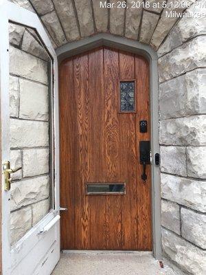 100 year old door rehab