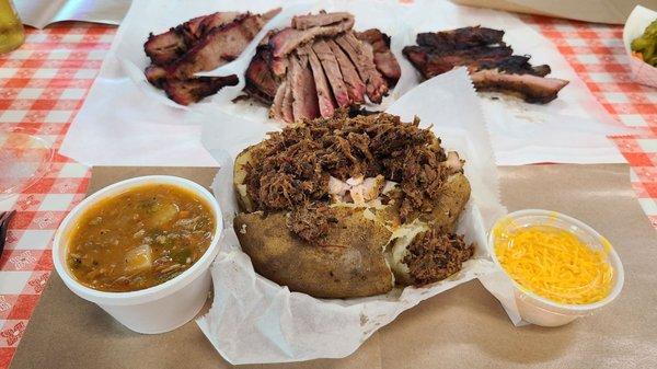 Loaded baked potato