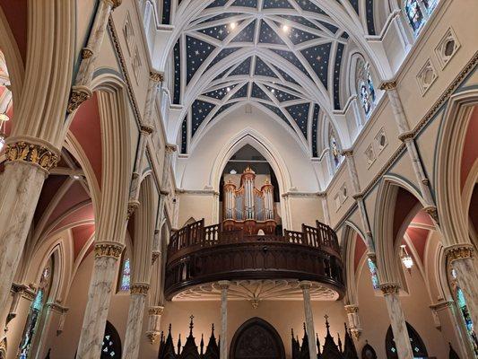 Back of church (with choir loft)