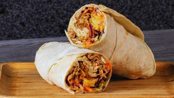 Beef Suya Wrap