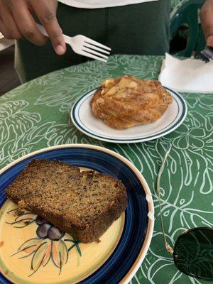 Banana Bread & Apple Danish