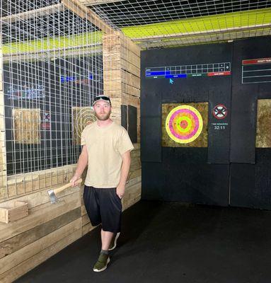 Axe throwing