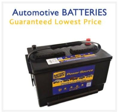 Batteries for you car, your truck, and all of your equipment. Come see us for the best price and warranty!