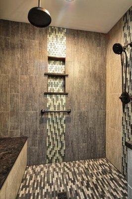 Custom Tile Shower - Luxury at it's finest!