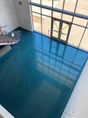 Epoxy Floor at Memorial Academy Middle School