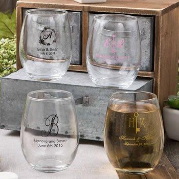 Personalized wine glasses made for all occasions.