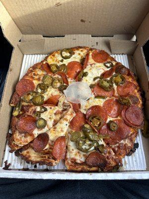 Pepperoni & jalapeño