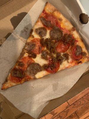 Pepperoni and Sausage Pizza