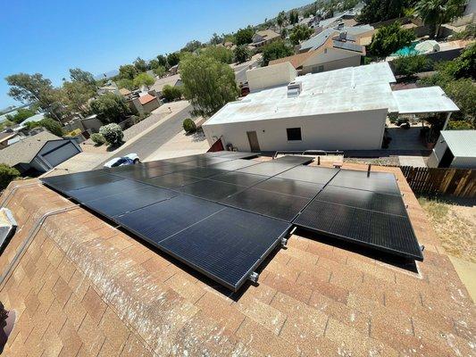 16kw PV Solar System Using REC 365 Twin Peak Solar Modules