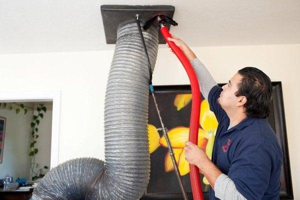 Air duct cleaning service!