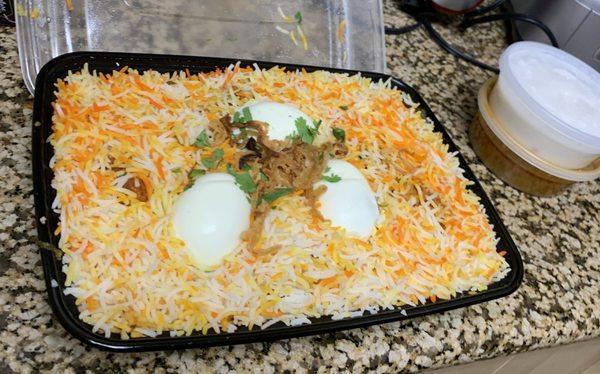 Chicken Dum Biryani party pack $30 - 4/5