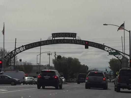 The downtown arch.