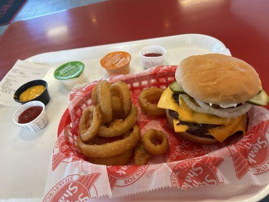 Triple Steakburger (3x cheese) Combo