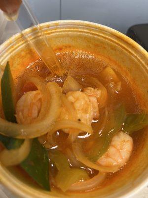 Shrimp soup