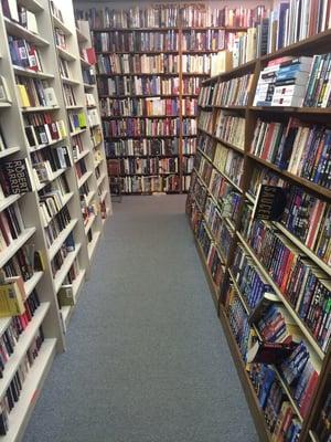 Books galore! Just one aisle of many!!