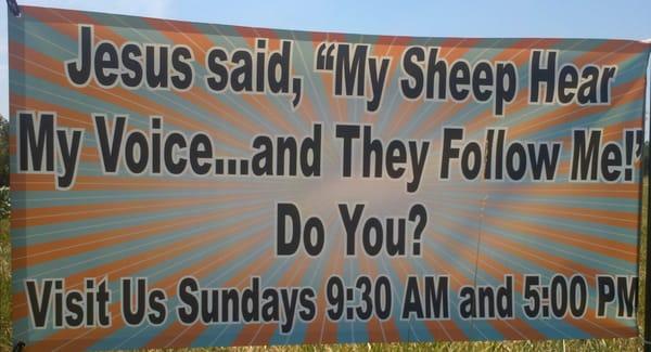 Banner gets at the reality that Christ really shepherds His People through the ministry of the Gospel preaching.