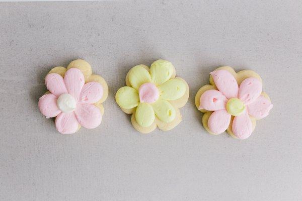 Flower sugar cookies