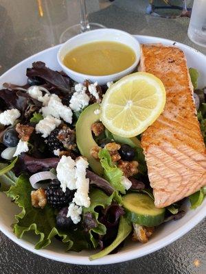 Spring Salad with salmon