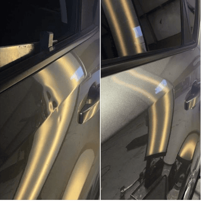 Got a dent on the crease in your cars door? We gotcha!