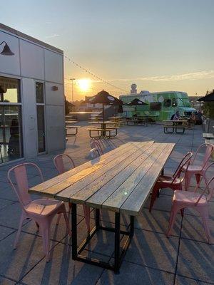 Rooftop dining