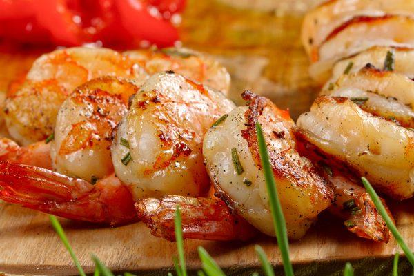 Seasoned shrimp by the pound makes a great meal