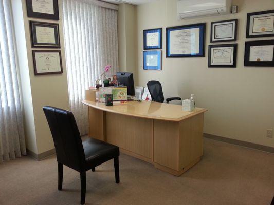 Clean consultation office.