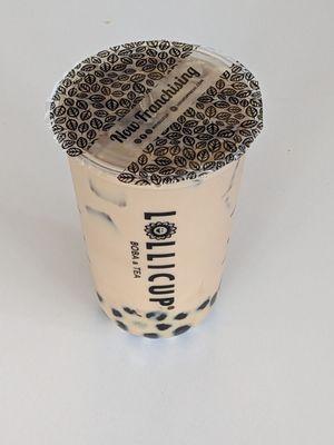 Large Original Milk Tea with Boba. Just okay. Nothing out of the ordinary, though