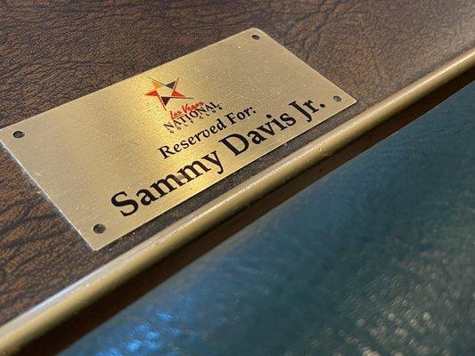 Reserved for Sammy