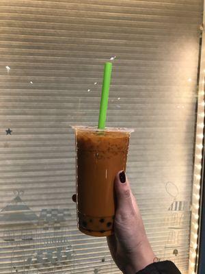 Thai tea boba