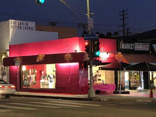 Tattoo studio, tattoo parlor, store front