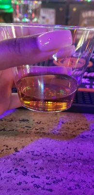 Shot of Crown Royal Peach