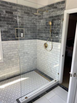 Master bathroom complete remodel