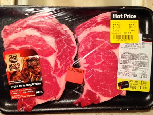 Great deal on steaks