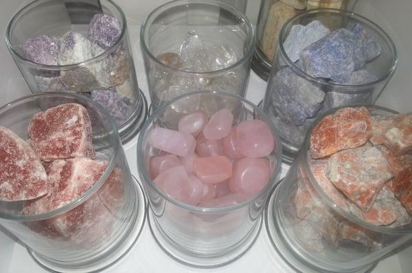 tumbled and rough stones available