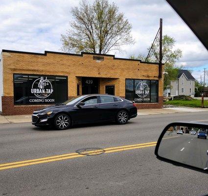 Storefront (sorry the passing car got in the way)