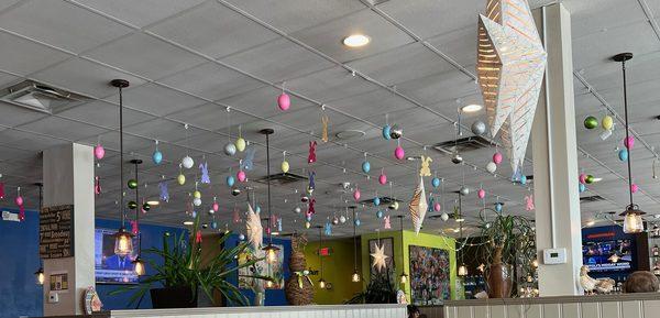 Easter Egg Ceiling