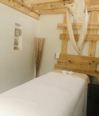 One of the massage rooms