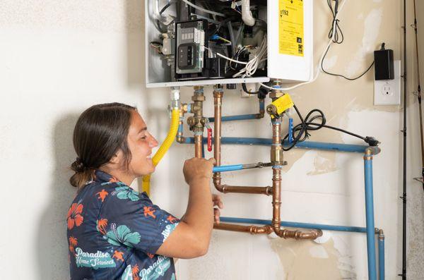 Tankless water heater repair