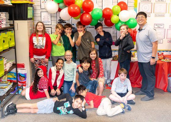 Classroom parties and special dress days!