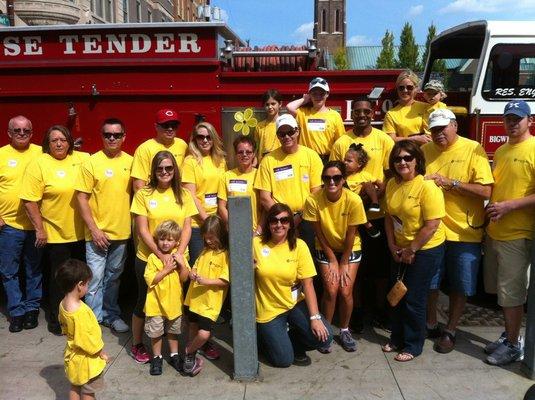 Our dedicated staff participating in the Walk to End Alzheimer's