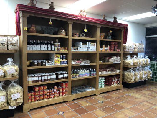 Nice selection of spices and grocery items to make that special dish