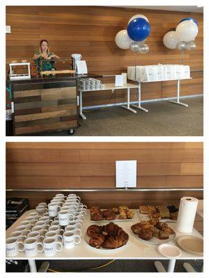 Corporate Event Breakfast and Coffee